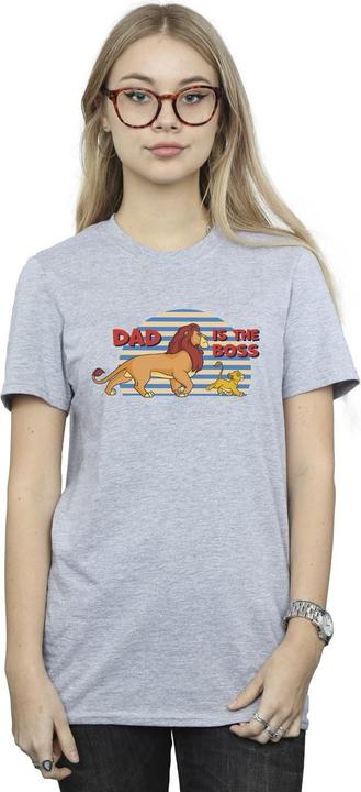 Actual product image Disney Womens/Ladies The Lion King Dad Boss Cotton Boyfriend T-Shirt (M)