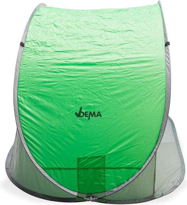 Actual product image Dema PopUp Strandmuschel grün / grau (beach tent, 1.02 kg)