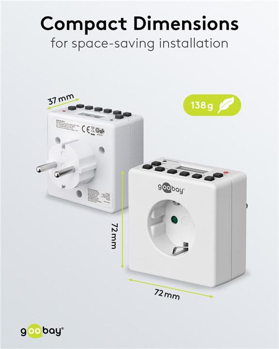 Produktbild Goobay Digitale Zeitschaltuhr