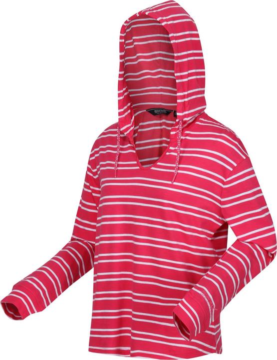 Actual product image Regatta Womens/Ladies Minerve Stripe V Neck Hoodie (38 D)