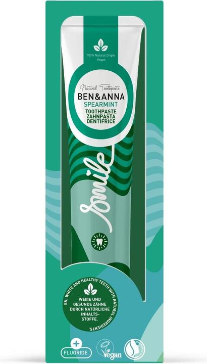 Produktbild Ben & Anna BEN&ANNA Natural Toothpaste naturalna pasta do zębów Spearmint 75ml (75 ml)