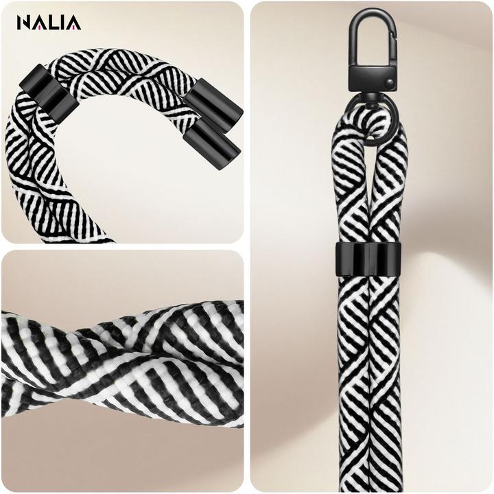 Actual product image Nalia HoldMe Lanyard Handykette - Universal Trageband für Smartphones - Verstellbar, Soft & Elastisch