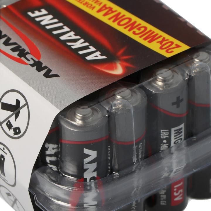 Actual product image Ansmann LR6 Mignon (20 pcs., AA)