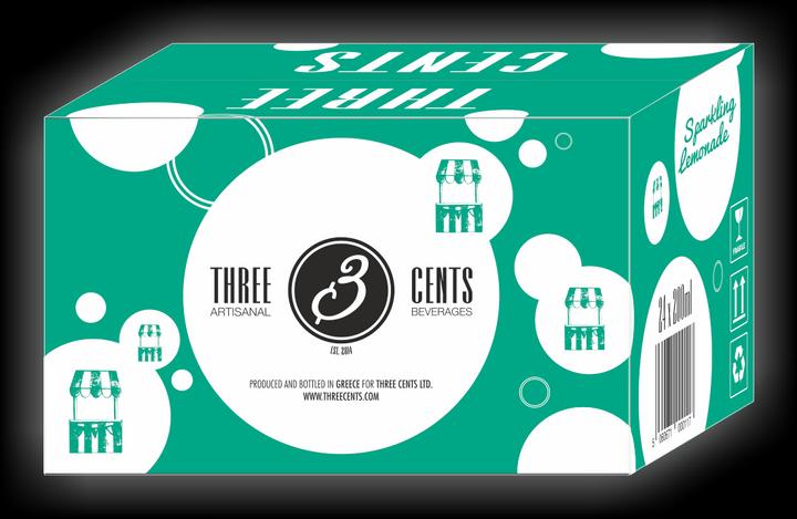 Image du produit Three Cents Sparkling Lemonade (24 x 20 cl)