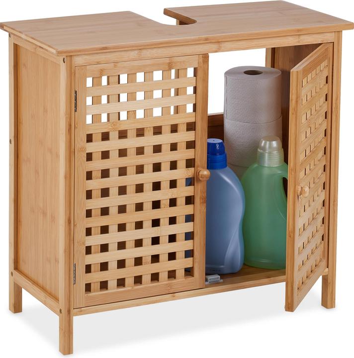 Produktbild Relaxdays Waschbeckenunterschrank (66 x 30 x 61 cm)