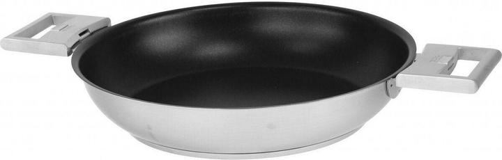 Immagine prodotto Cristel Strato Amovible in acciaio inox antiaderente alto Ø28cm (28 cm, Padella per friggere, Acciaio inossidabile)