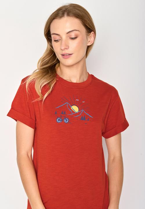 Produktbild Greenbomb Women's Nature Sunset Ride Stop T-Shirt (L)