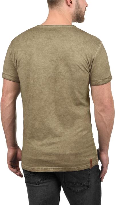 Immagine prodotto Solid Tihn T-Shirt A Maniche Corte Maglietta Da Uomo Con Collo Grandad In Cotone 100% (3XL)
