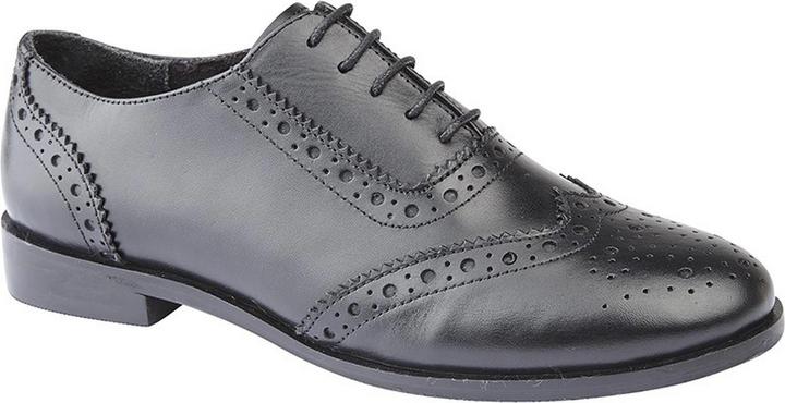 Cipriata LederSchnürschuhe Violetta mit Lochperforation
