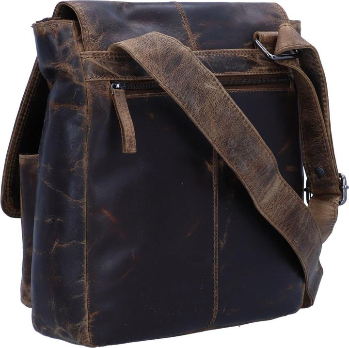 Actual product image Greenland Nature Montana shoulder bag leather 27 cm