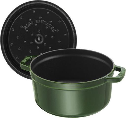 Immagine prodotto Staub Tostapane verde (28 cm, Pirofila + casseruola, Ghisa)