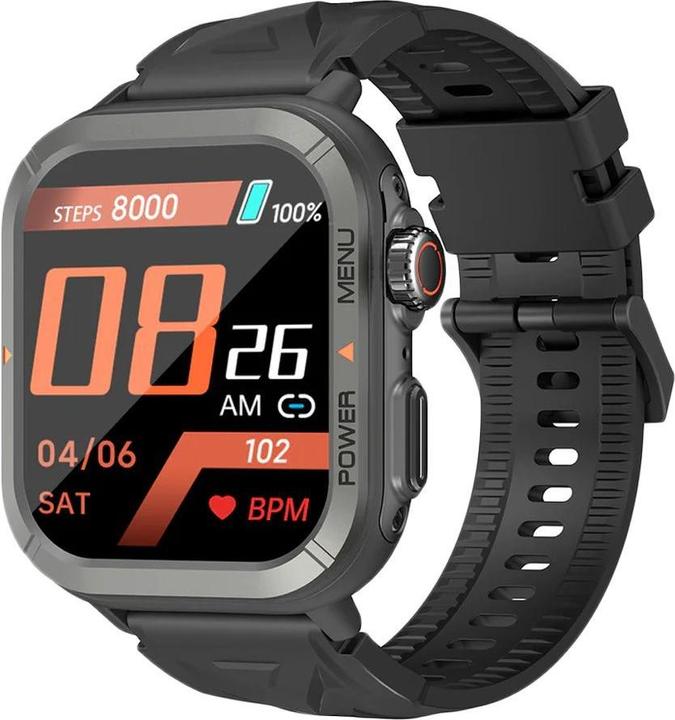 Actual product image Blackview W30 (Connected Watch - 1.91" - Built-in Microphone) Black