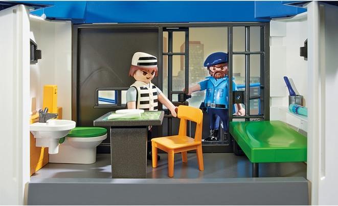 Immagine prodotto Playmobil Centro di comando della polizia internazionale con prigione (6872, Playmobil Città d'azione)