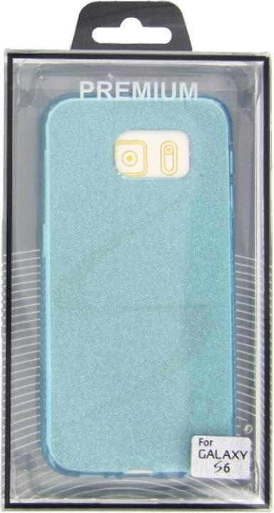 Produktbild OEM TPU Case Glitter Samsung Galaxy S6 blau (Samsung Galaxy S6)