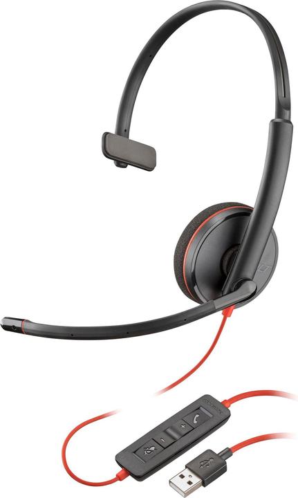 Produktbild HP Blackwire 3210 Monaural USB-A (Kabelgebunden, USB-A)