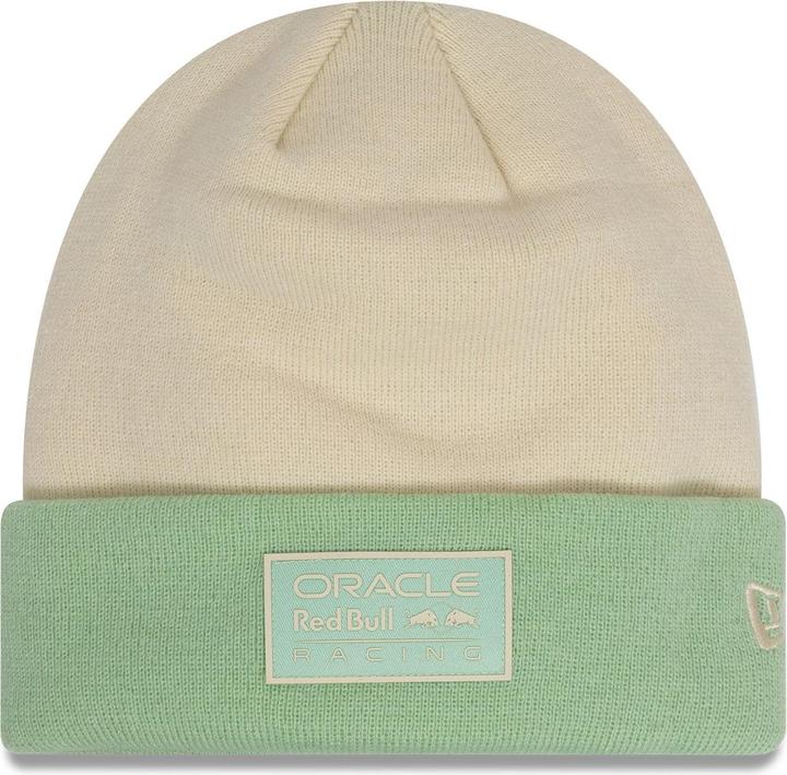 Actual product image New Era Wintermütze Cuff Beanie - Red Bull Racing beige