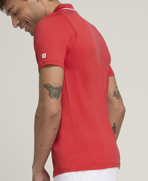 Image du produit Wilson Équipe Seamless Crew Hommes Rouge (S)