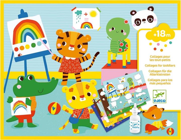 Actual product image Djeco Collage for the very young day