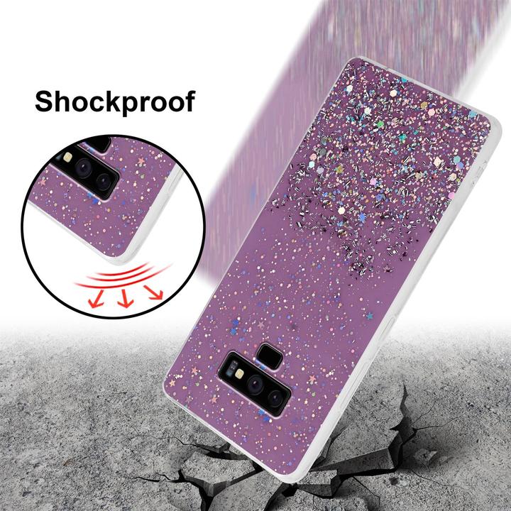 Actual product image Cadorabo TPU cover sparkling glitter (Samsung Galaxy Note 9)