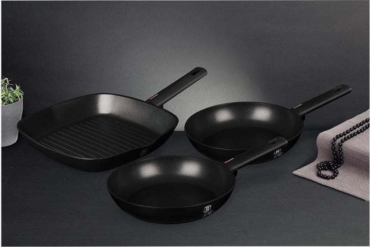 Produktbild BerlingerHaus Bratpfannen Set Ø 20/24/28cm Monaco Collection (28 cm, Pfannenset + Topfset, Aluminium)