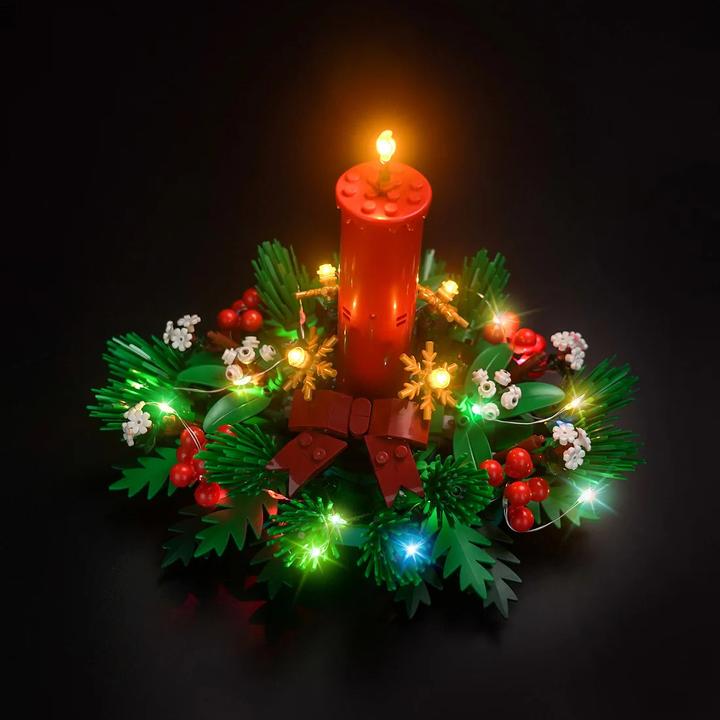 Actual product image BrickBling LED light set for Lego Christmas decorations