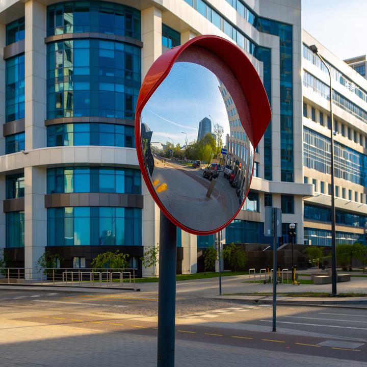 Produktbild Wiltec Sicherheitsspiegel 80cm Verkehrsspiegel Panoramaspiegel Überwachungsspiegel