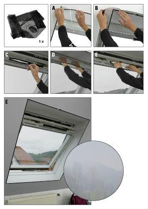 Actual product image Gardinia Insect protection skylight gauze (150 x 180 cm)
