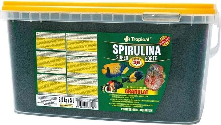 Immagine prodotto Tropical Super Spirulina Forte Granuli 5 Litri (5000 ml)