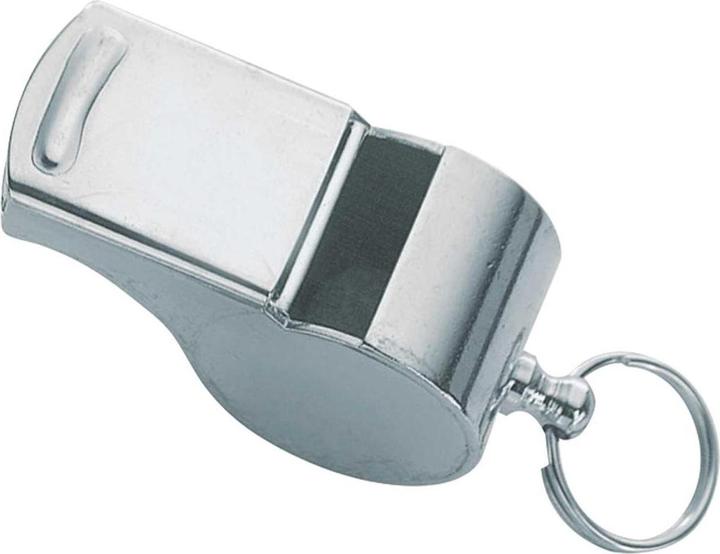 Herbertz Signal whistle, metal, snail shape