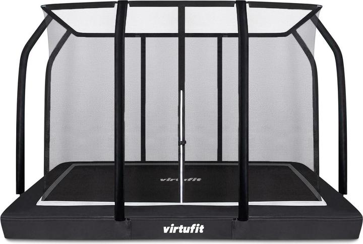 Produktbild Virtufit Premium Inground Trampoline met veiligheidsnet - Rechthoek - Zwart - 213 x 305 cm (305 cm)