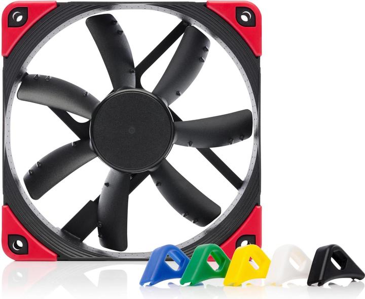 Actual product image Noctua NF-S12A PWM chromax.black.swap (120 mm, 1 x)