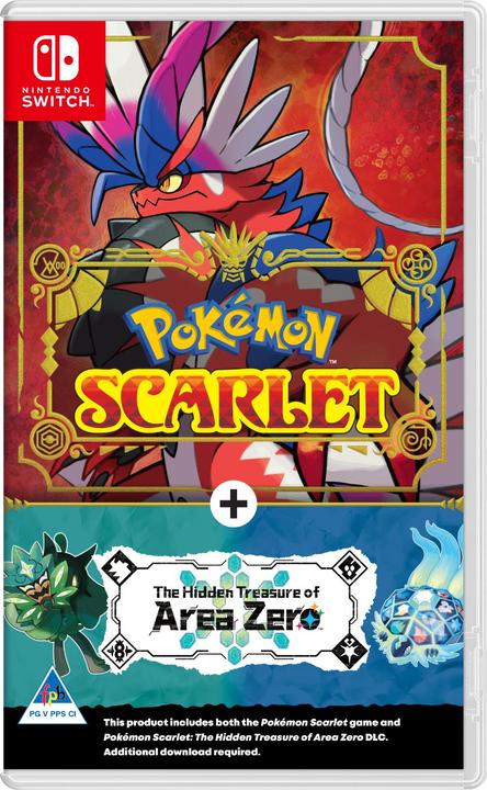 Nintendo Pokémon Scarlet + The Hidden Treasure of Area Zero (Switch, Switch Lite, Switch OLED, EN)