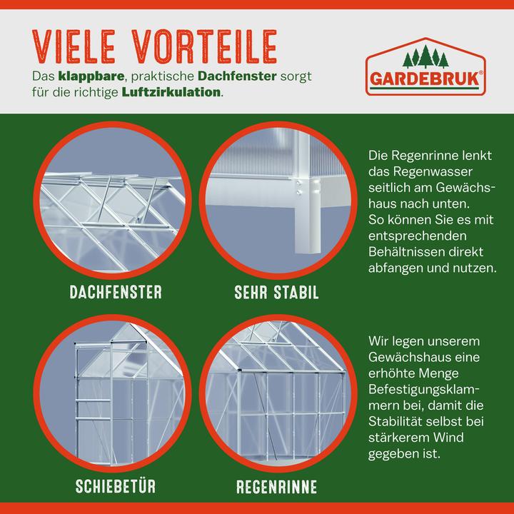 Actual product image Gardebruk Greenhouse