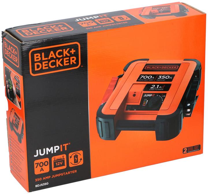 Black & Decker Sofort-Starthilfe 350 A (350 A, 9000 mAh)