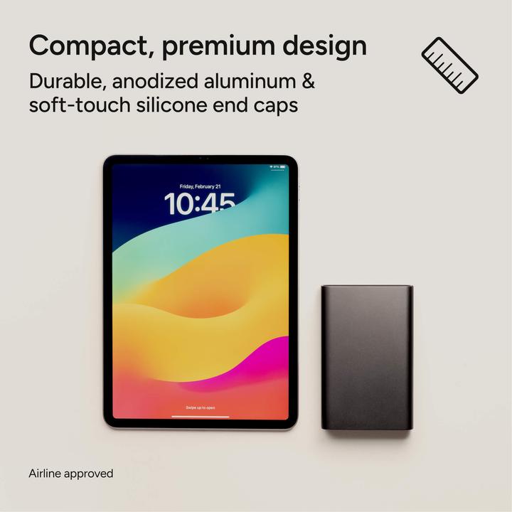 Actual product image mophie Powerstation Pro Schnellladegerät Powerbank 20.000mAh Schwarz (20000 mAh, 45 W)