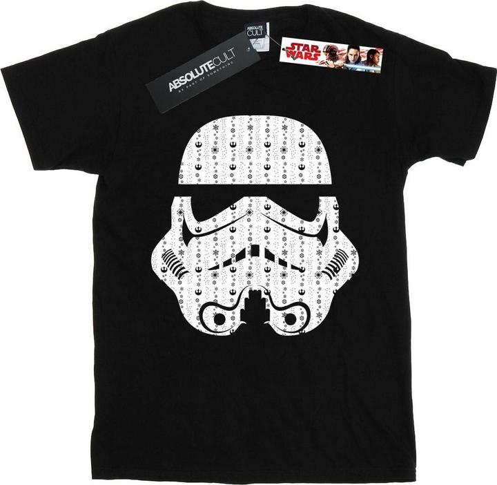 Star Wars Christmas Stormtrooper Helmet TShirt Jungen
