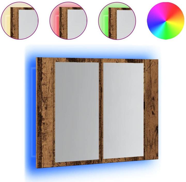 Image du produit VidaXL LED-Spiegelschrank -Optik (60 x 12 x 45 cm)