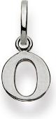 Natsumi Schmuck Anhänger Buchstabe O Weissgold 18K/750 (750/18 K Weissgold)