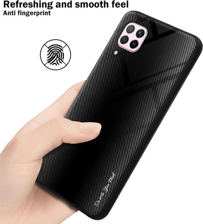 Immagine prodotto Cadorabo Copertura di vetro a strisce in TPU (Huawei Nova 7i, Huawei P40 Lite)