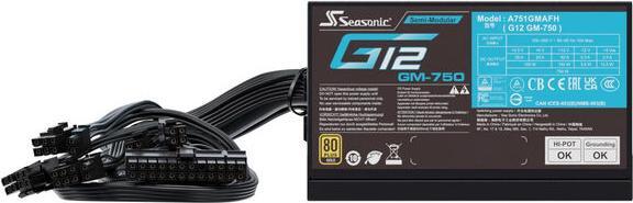 Image du produit Seasonic G12 GM-750 NEW 750W ATX3.0 (750 W)