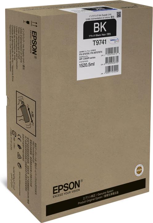 Produktbild Epson C13T97410N WF PRO Tinte black XXL (BK)