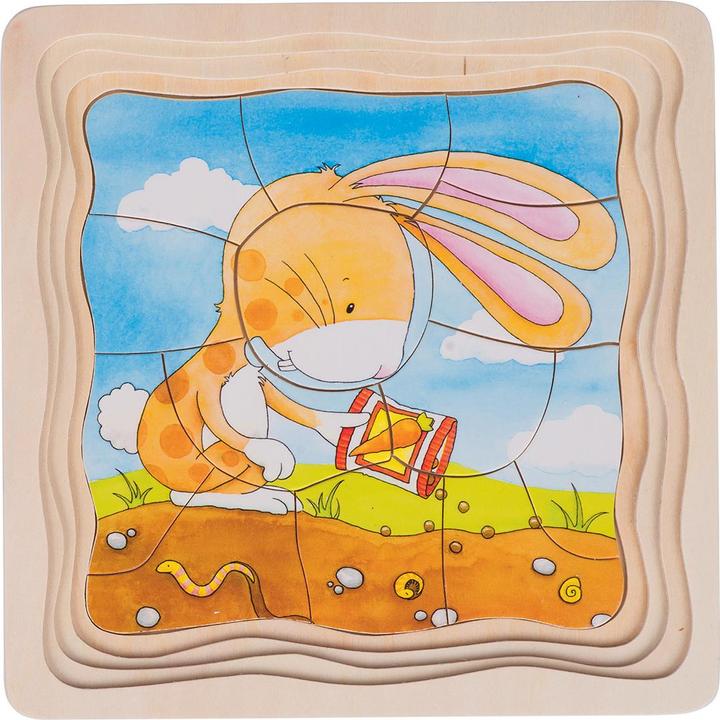Produktbild Goki Holz Puzzle-Gemüsegarten (53 Teile)