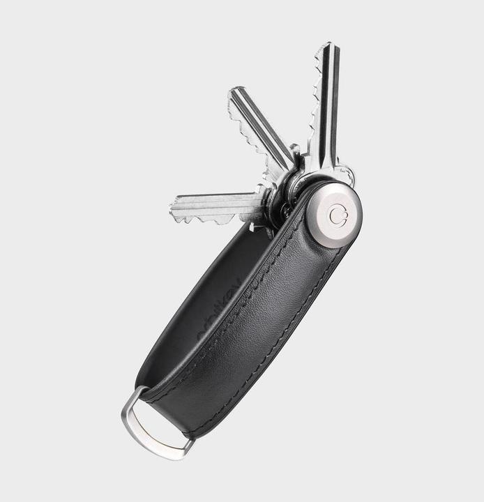 Actual product image Orbitkey Hybrid Leather Key Organiser - Black