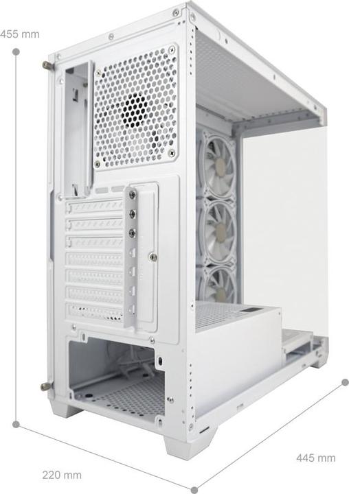 Immagine prodotto LC-Power Case Gaming LC-715W-ON Seamless Pale X (Mini-ITX, ATX)