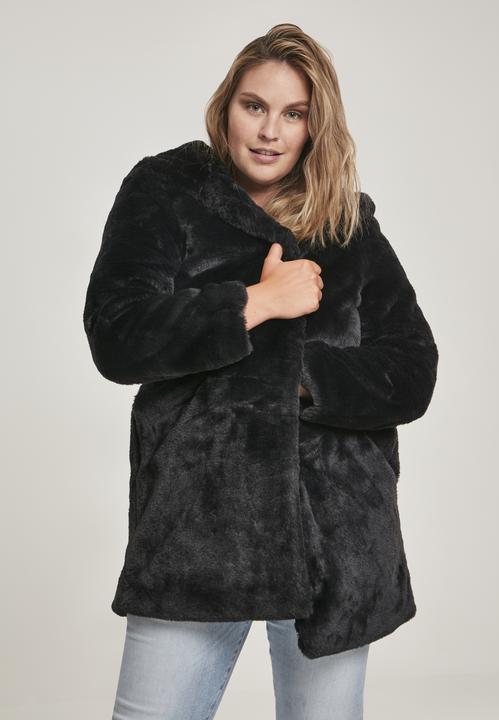 Actual product image Urban Classics Ladies Hooded Teddy Coat (4XL)