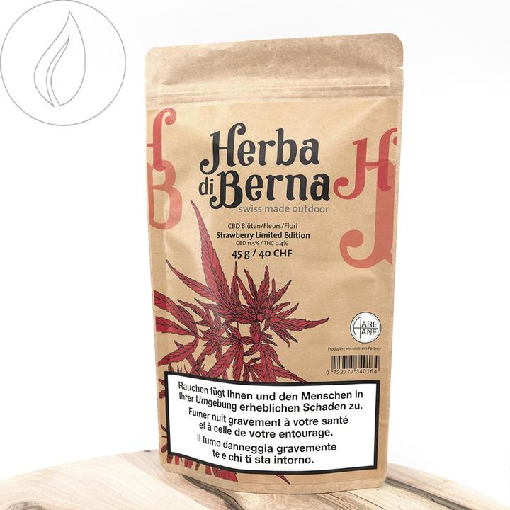 Immagine prodotto Herba di Berna Fragola all'aperto in edizione limitata (45 g, Esterno)
