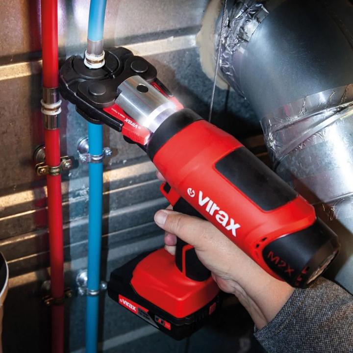 Produktbild Virax L2X Mutternzange + TH 16-20-26 +2 Akkus (330 mm)