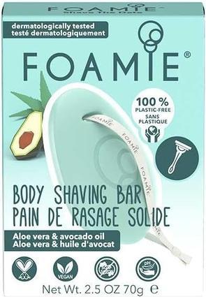 Immagine prodotto Foamie Schiuma da barba solida Aloe You Very Much ( Barretta da barba per il corpo) 70 g
