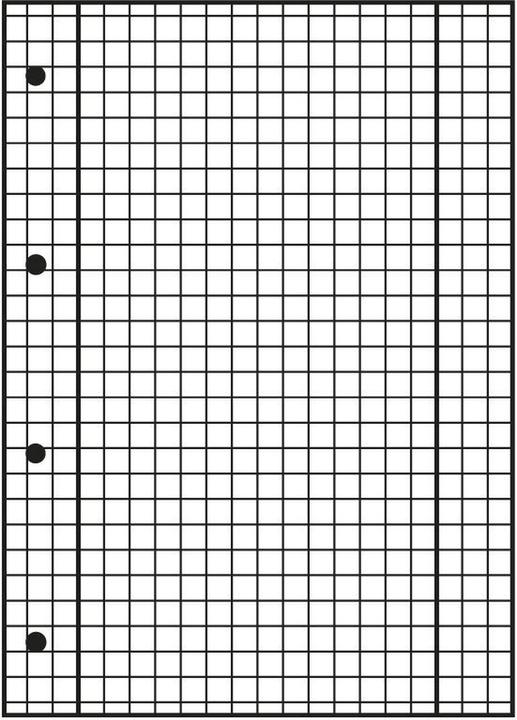 Image du produit Landré Bloc-notes A4+ pour gauchers (A4+, Quadrillé, Non contraignant)