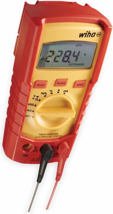 Produktbild Wiha Digitales Multimeter (CAT IV 300V, CAT III 600V)